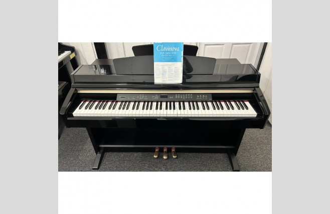 Yamaha CLP230 Polished Ebony Digital Piano, Used - Complete Package (SN:ECMX01413) - Image 1